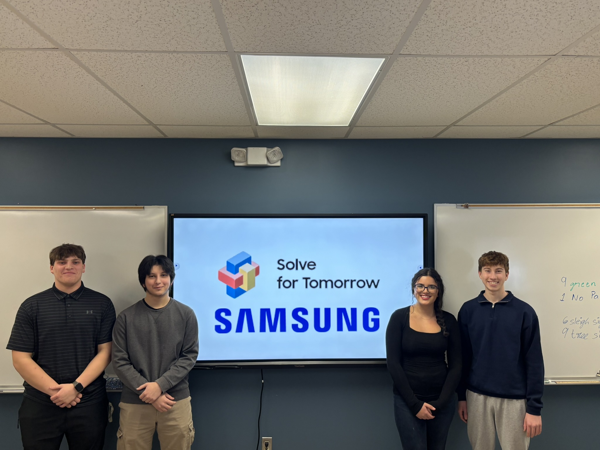 Two SHS Engineering Teams Named State Finalists in Samsung Solve for Tomorrow Competition